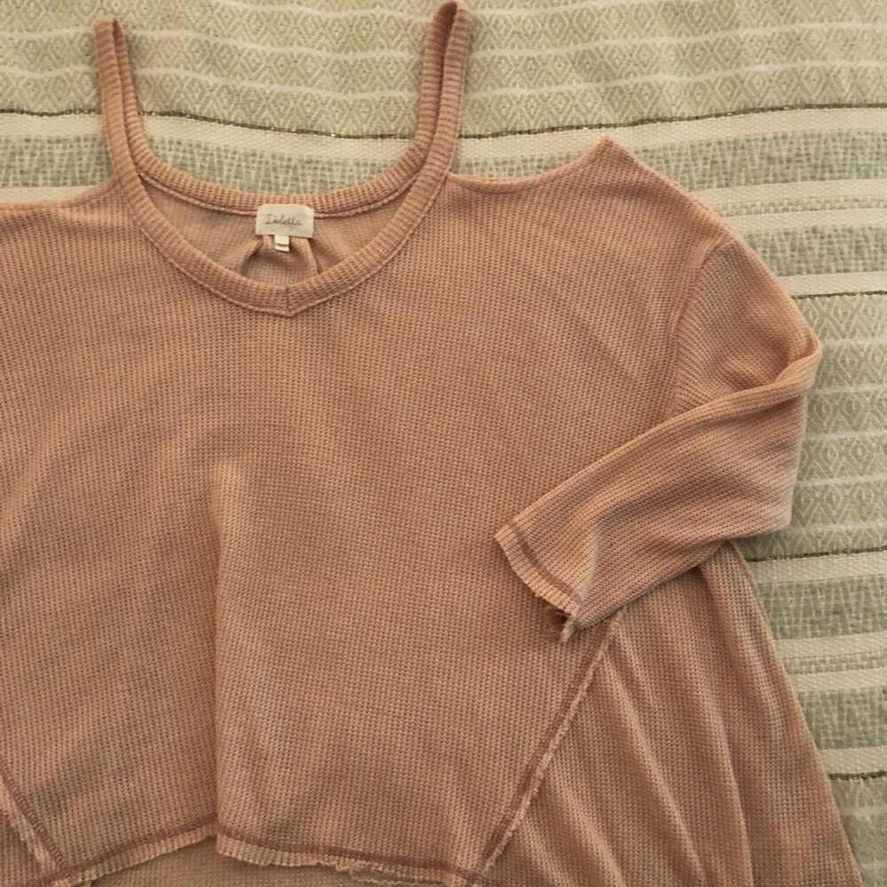 Anthropologie thin sweater top